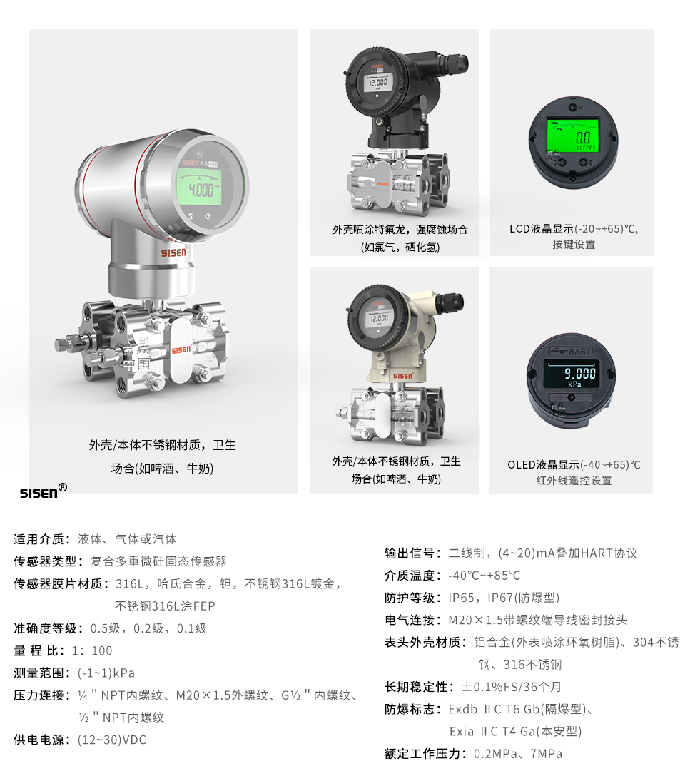 單晶硅微差壓變送器-廠(chǎng)家